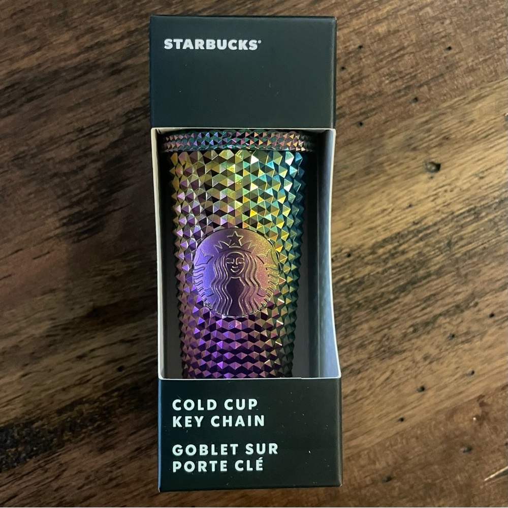 Starbucks Keychain- Black/Dark Iridescent - Sold Out- Limited Edition